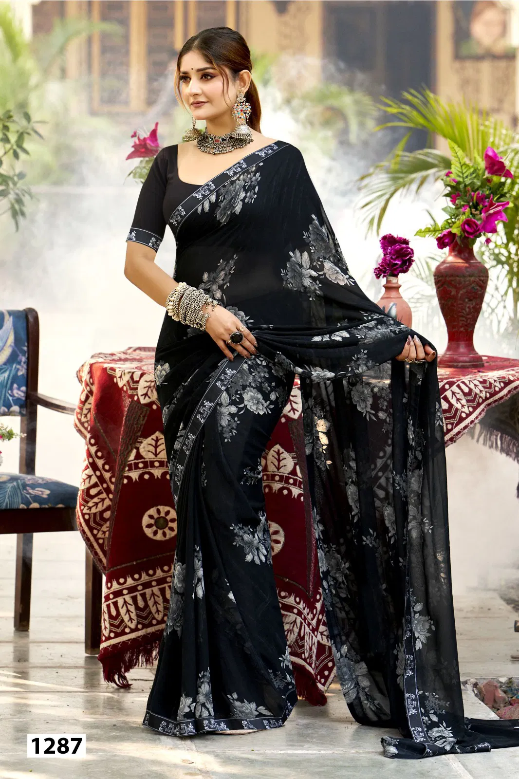 Nimakshi Vol 2 By Vallabhi Georgette Printed Saree Orders In India